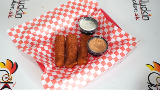 Kluckin Mozzarella Stick.