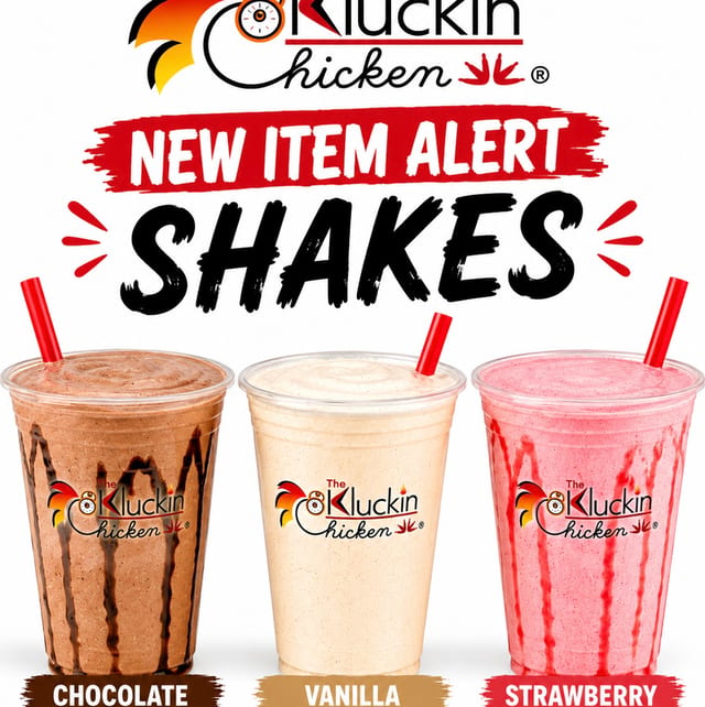 Kluckin Vanilla Shake.